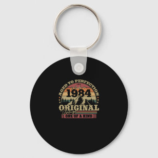 Vintage Birthday Gift 1984 Key Ring