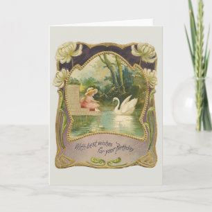 Vintage Birthday Greeting Card
