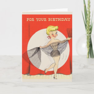 Vintage Birthday Greeting Card
