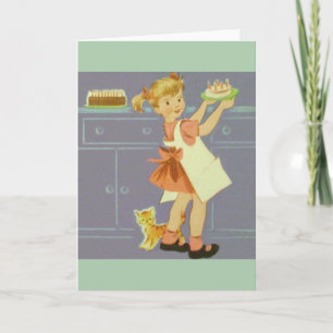 Vintage Birthday Greeting Card