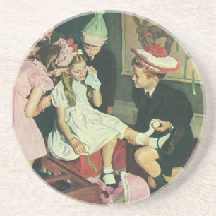 Vintage Birthday Party, Pin the Tail on the Donkey Coaster