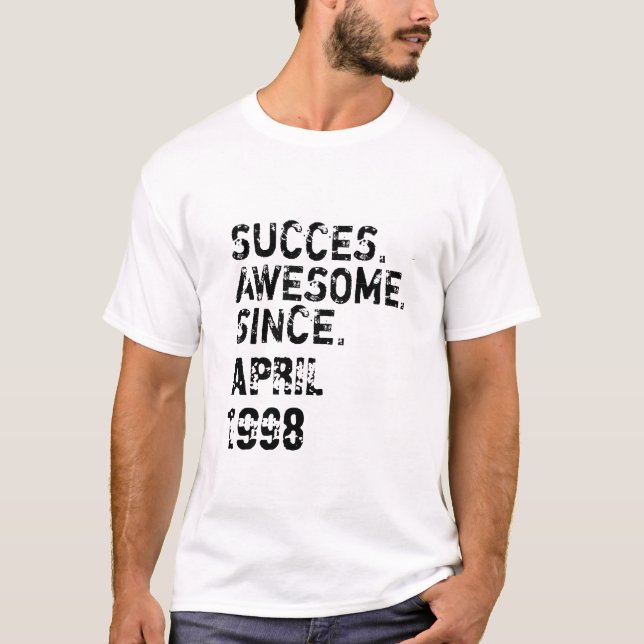 Vintage Birthday Personalised T-Shirt (Front)