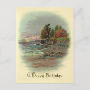 Vintage Birthday Postcard