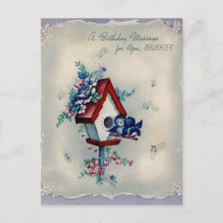 Vintage Birthday Postcard