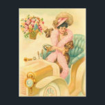 Vintage Birthday Postcard<br><div class="desc">Victorian birthday postcards are perfect for anyone. Because true vintage postcards were a smaller size these images had to be restored and resized to fit our standard postcard.</div>