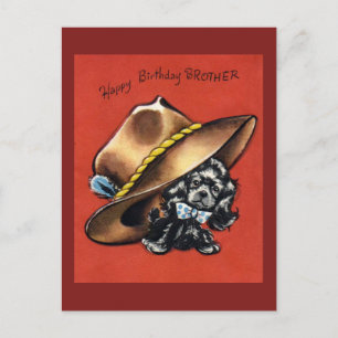 Vintage Birthday Postcard