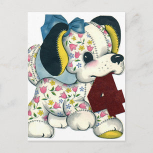 Vintage Birthday Postcard