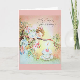 Vintage Birthday - Sweetest Surprises, Card