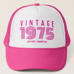 Vintage Birthday Trucker Hat