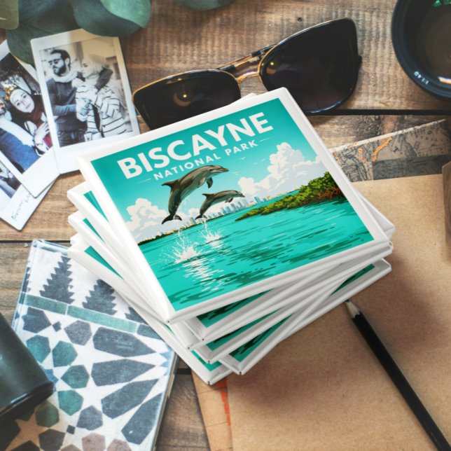 Vintage Biscayne National Park Magnet (Creator Uploaded)