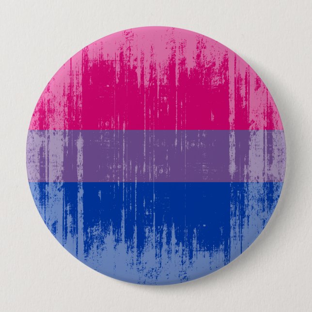 Vintage Bisexual Pride.png 10 Cm Round Badge (Front)