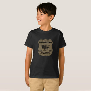 Vintage Bison Yellowstone National Park T-Shirt