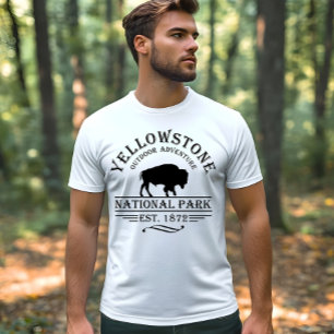 Vintage Bison Yellowstone National Park T-Shirt
