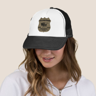 Vintage Bison Yellowstone National Park Trucker Hat