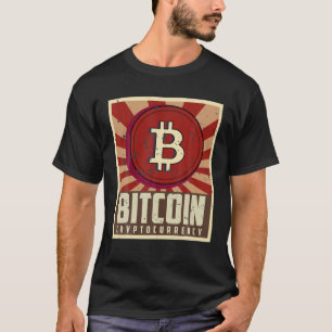 Vintage Bitcoin Cryptocurrency Coin BTC Hodl Graph T-Shirt