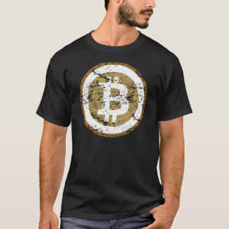 Vintage Bitcoin (Faded) Graphic Print T-Shirt