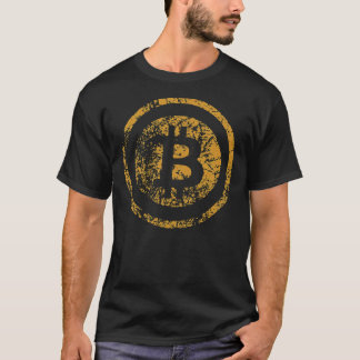 Vintage Bitcoin Logo Grunge Tshirt  Essential T-Sh