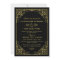 Vintage Black and Gold Art Deco Wedding