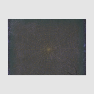 Vintage Black and Gold Spiderweb Tissue Paper