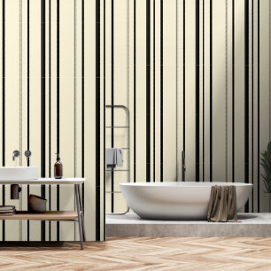 Vintage Black and off-white   Wallpaper
