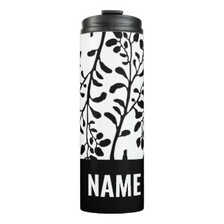 Vintage Black and White Embrace Thermal Tumbler