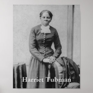Vintage Black and White Photo of Harriet Tubman Poster