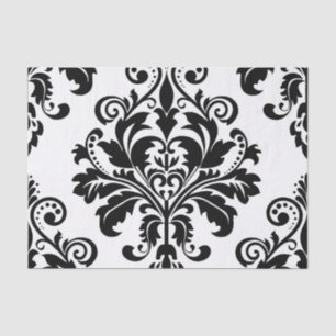 Vintage Black and White Tissue Paper