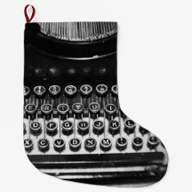 Vintage Black and White Typewriter