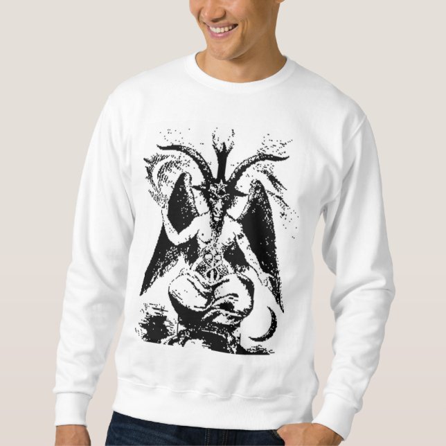 Vintage Black Baphomet Sweatshirt (Front)