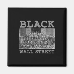 Vintage Black Business Black History Month Black W Magnet