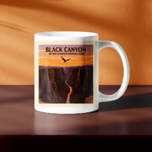Vintage Black Canyon of the Gunnison National Park Coffee Mug