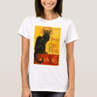 Vintage Black Cat Art Nouveau Chat Noir Steinlen