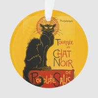 Vintage Black Cat Art Nouveau Paris Cute Chat Noir