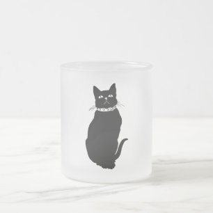 Vintage Black Cat Mug