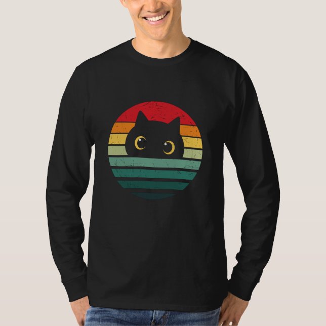 Vintage Black Cat T-Shirt (Front)