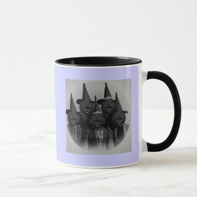 Vintage Black Cat/Witches Mug (Right)