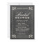 Vintage Black Chalkboard Wedding Bridal Shower