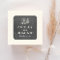 Vintage Black Chalkboard Wedding Monogram