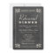 Vintage Black Chalkboard Wedding Rehearsal Dinner