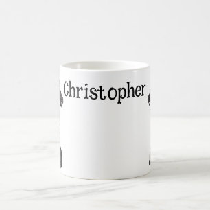 Vintage black chess piece (PERSONALIZE) Coffee Mug