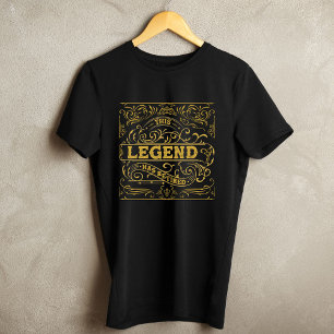 Vintage Black Gold Legend Retirement T-Shirt