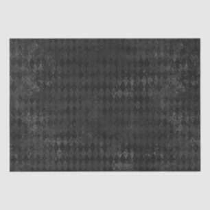 Vintage  Black Harlequin  Tissue Paper