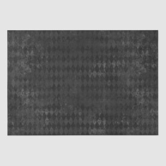 Vintage  Black Harlequin  Tissue Paper