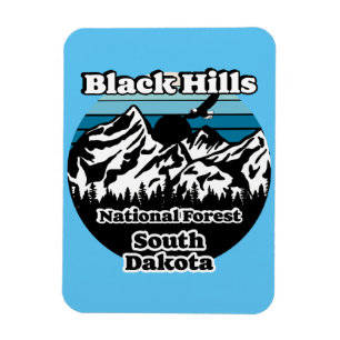 Vintage Black Hills National Forest South Dakota Magnet