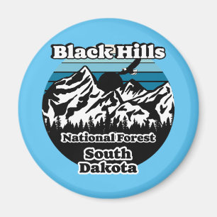 Vintage Black Hills National Forest South Dakota Magnet
