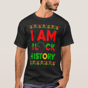 Vintage Black History Month Fist Women Men 10 T-Shirt
