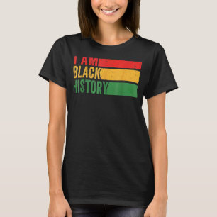 Vintage Black History Month Fist Women Men 1 T-Shirt