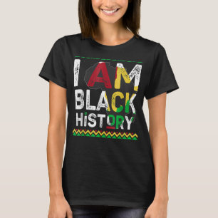 Vintage Black History Month Fist Women Men 8 T-Shirt