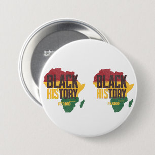 Vintage Black History Period t for Parents and Fam 7.5 Cm Round Badge