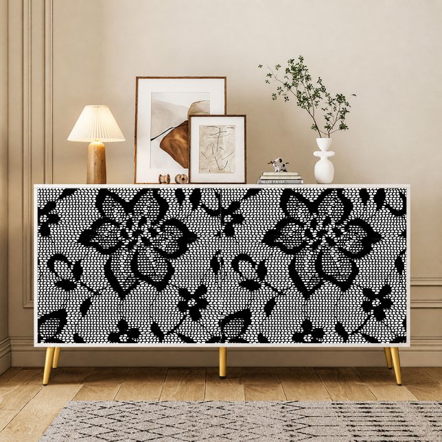 Vintage Black Lace decoupage Tissue Paper (Creator Uploaded)